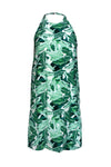 Summer General Print Short Silk Halter Dress