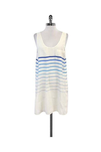 Tank Vintage Pocketed Striped Print Spring Dress