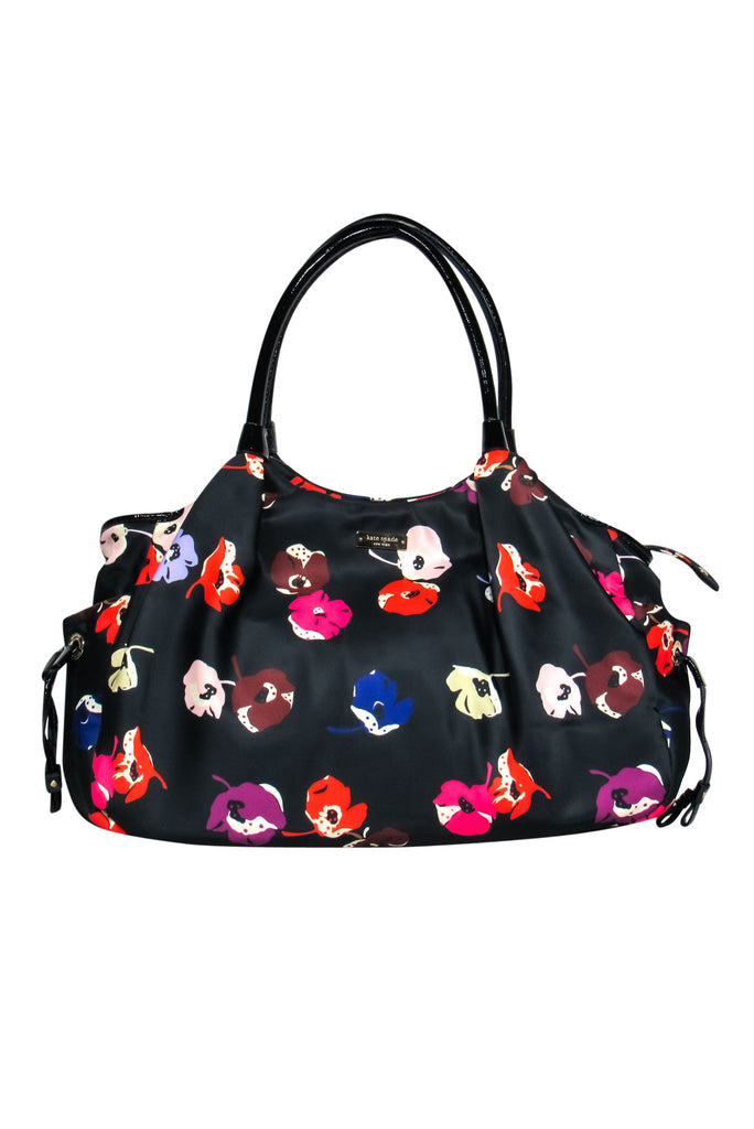 Kate Spade - Black Floral Nylon 