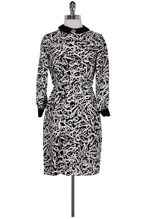 Kate Spade - Glasses Print A-Line Dress Sz 0 – Current Boutique