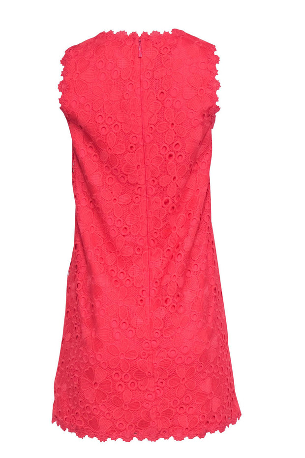 Kate Spade - Pink Floral Lace Sleeveless Shift Dress Sz 0 – Current Boutique