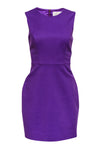 Sheath Jeweled Round Neck Sheath Dress