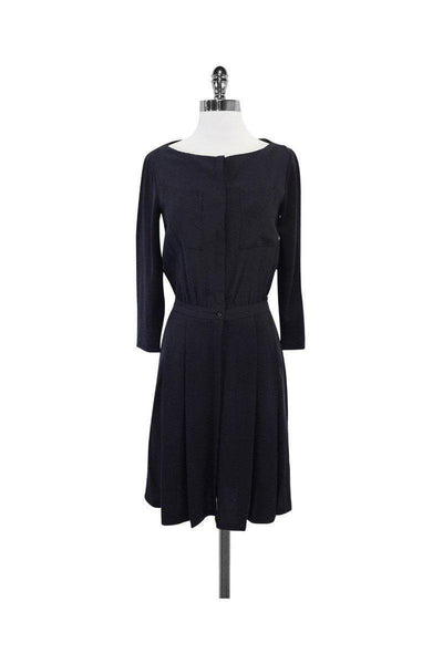 Long Sleeves Pocketed Shirt Dress