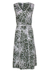 A-line Cotton General Print Summer Sleeveless Dress