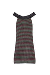 Sleeveless Striped Print Dress