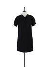 Shift Short Sleeves Sleeves Hidden Back Zipper Dress