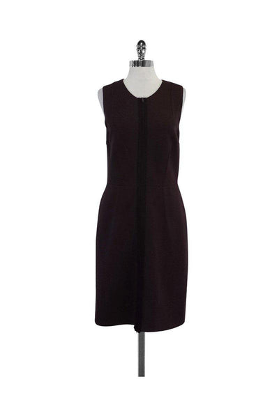 Long Sleeves Sleeveless Sheath Pocketed Darted Waistline Sheath Dress