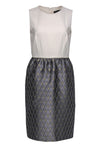 Tall Sheath Glittering Round Neck Cocktail Sheath Dress