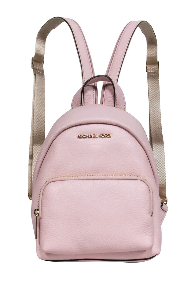 Michael Michael Kors - Blush Leather Mini Backpack Purse – Current Boutique