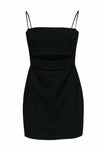 Short Sleeveless Sheath Cutout Hidden Back Zipper Sheath Dress/Little Black Dress/Party Dress