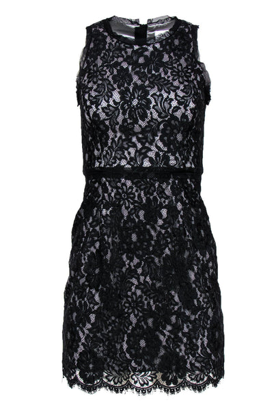 Floral Print Sleeveless Sheath Cocktail Scoop Neck Back Zipper Sheath Dress/Little Black Dress/Party Dress