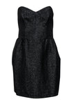 Tall Strapless Sweetheart Fit-and-Flare Hidden Back Zipper Fitted Little Black Dress/Party Dress