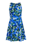Spring Cotton Floral Print Sleeveless Dress