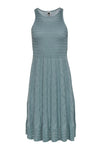 Round Neck Summer Ribbed Midi Dress