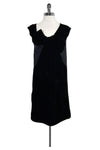 Sleeveless Side Zipper Evening Dress/Little Black Dress With a Bow(s)
