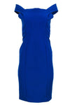 Sleeveless Hidden Back Zipper Sheath Sheath Dress