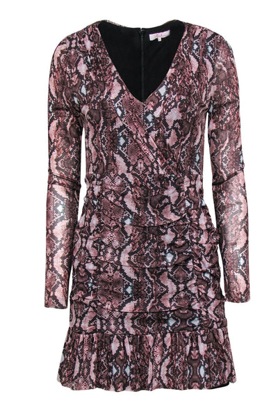 Kate Spade - Pink & Orange Textured Leather Floral Print Crossbody Bag –  Current Boutique