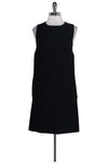 Round Neck Pocketed Hidden Back Zipper Above the Knee Shift Dress