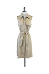 Cotton Belted Pocketed Button Front Dress