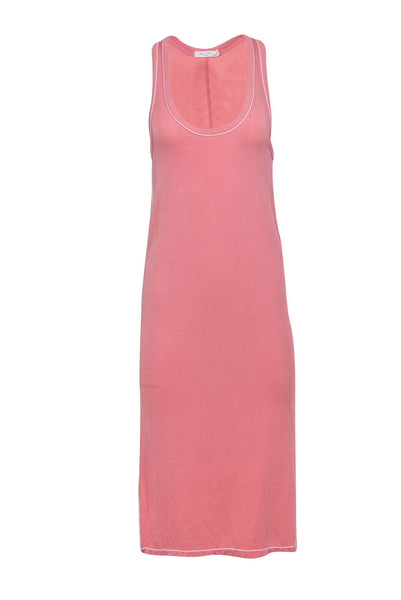 Sleeveless Racerback Slit Scoop Neck Dress