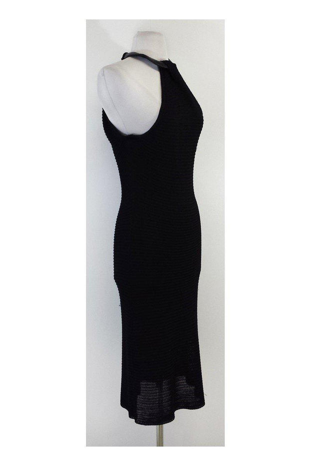 Ralph Lauren Black Label - Black Knit High Neck Dress Sz L – Current  Boutique