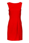 Sleeveless Sheath Hidden Side Zipper Sheath Dress