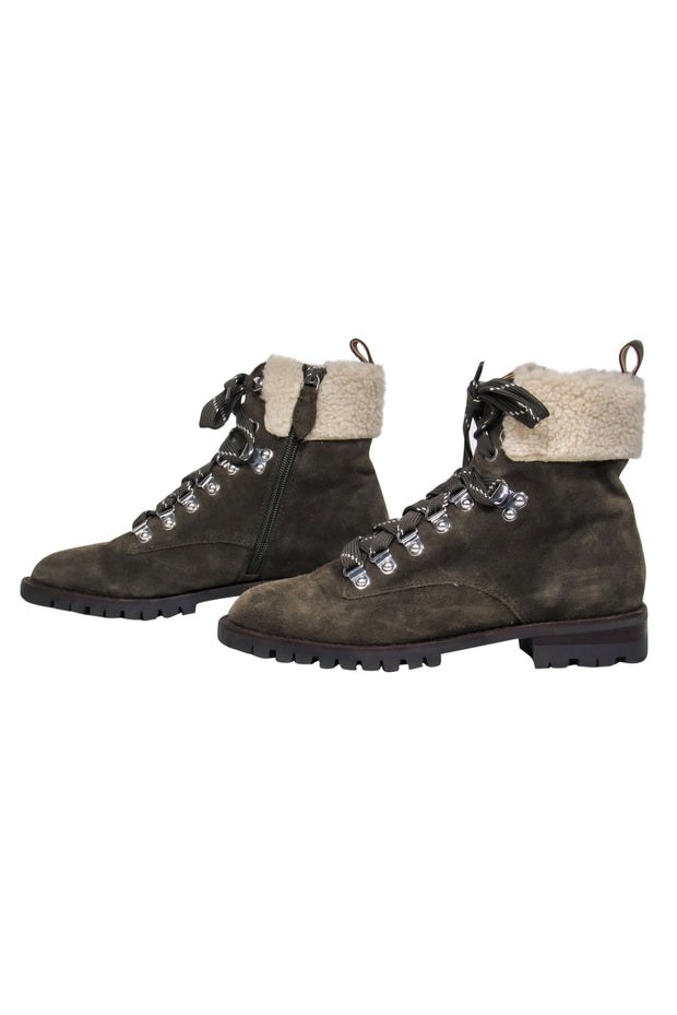 rebecca minkoff lace up boots