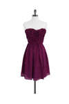 Strapless Hidden Back Zipper Sweetheart Dress