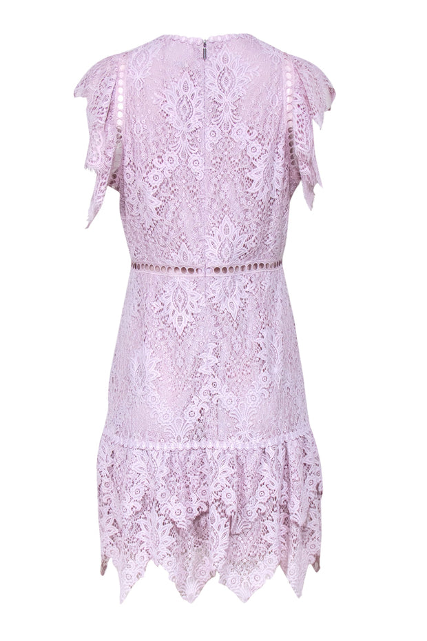 lavender lace dress sleeve