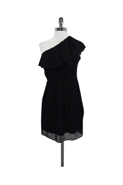 One Shoulder Dress With Ruffles