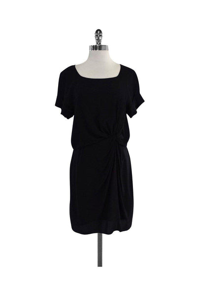 Strapless Back Zipper Gathered Short Sleeves Sleeves Dress