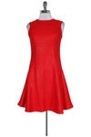 Hidden Back Zipper Fitted Sleeveless Round Neck Dress