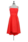 Strapless Side Zipper Fitted Polyester Dress