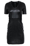 Short Sleeves Sleeves Sheath Sheath Dress/Little Black Dress