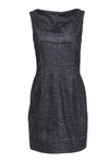 Sheath Scoop Neck Fitted Sheath Dress