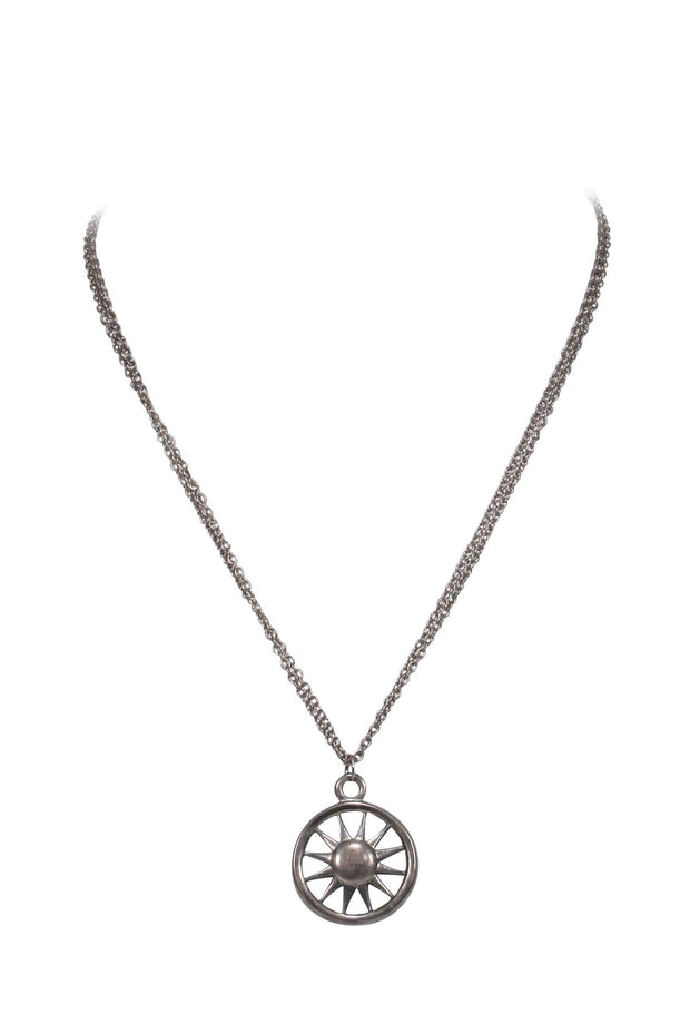 Current Boutique-Tiffany & Co. - Sterling Silver Sun Pendant Necklace