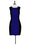 Above the Knee Back Zipper Round Neck Sleeveless Dress