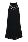 Short Sleeveless Shift Little Black Dress