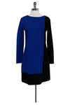 Colorblocking Long Sleeves Sheath Sheath Dress