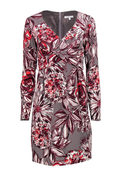 Sheath Belted Cocktail Floral Print Sheath Dress/Party Dress