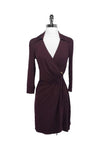 V-neck Wrap Viscose Dress