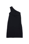 One Shoulder Hidden Side Zipper Dress