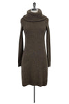 Cashmere Turtleneck Long Sleeves Dress