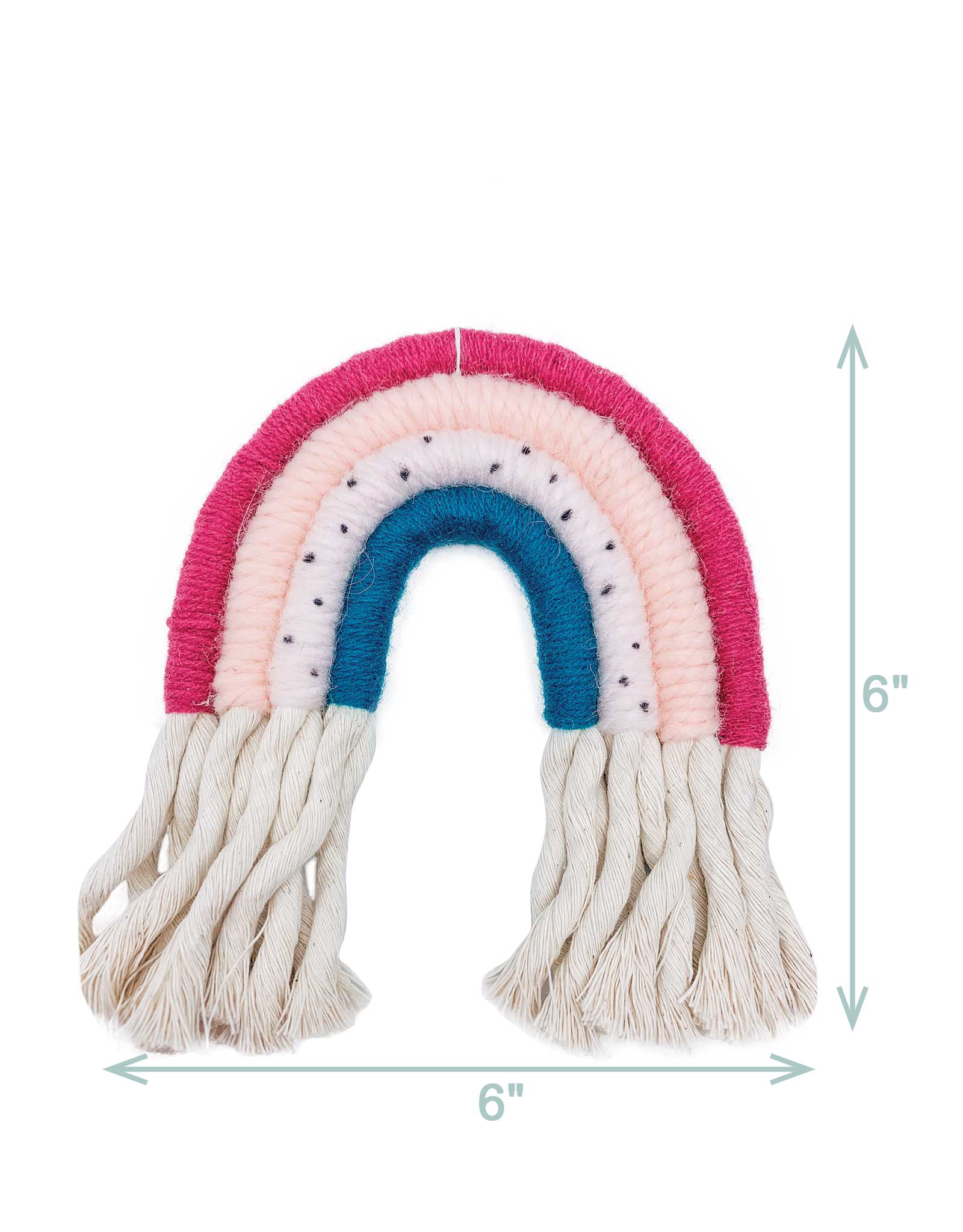 Macramé Rainbow Natura – La petite renarde