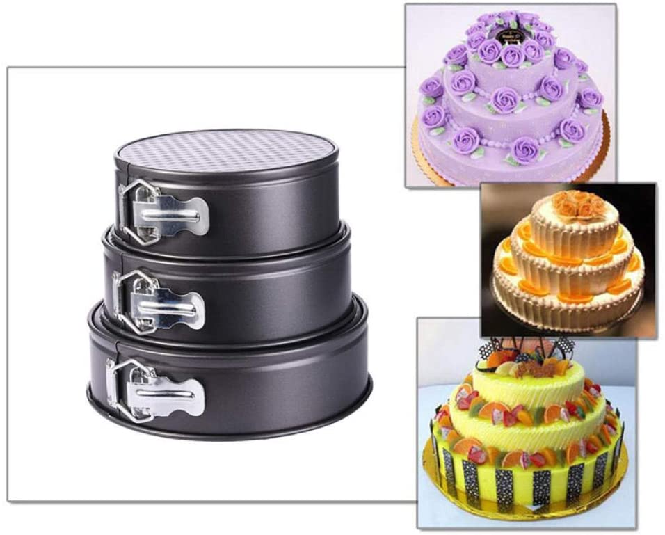 Moule A Gateau Antiadhesif En Acier 3 Pieces Drop Matos