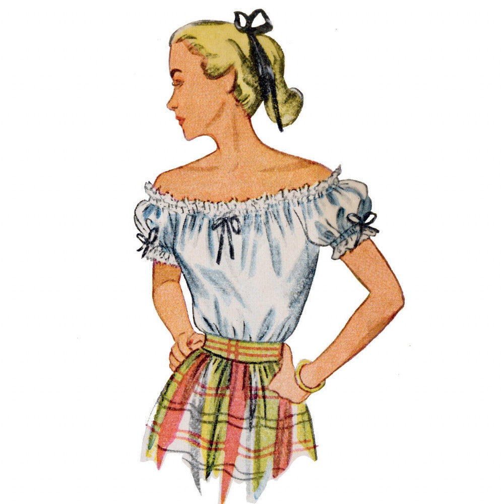 Making a 1950s Pin-Up Top  Simplicity 1426 Pattern Review