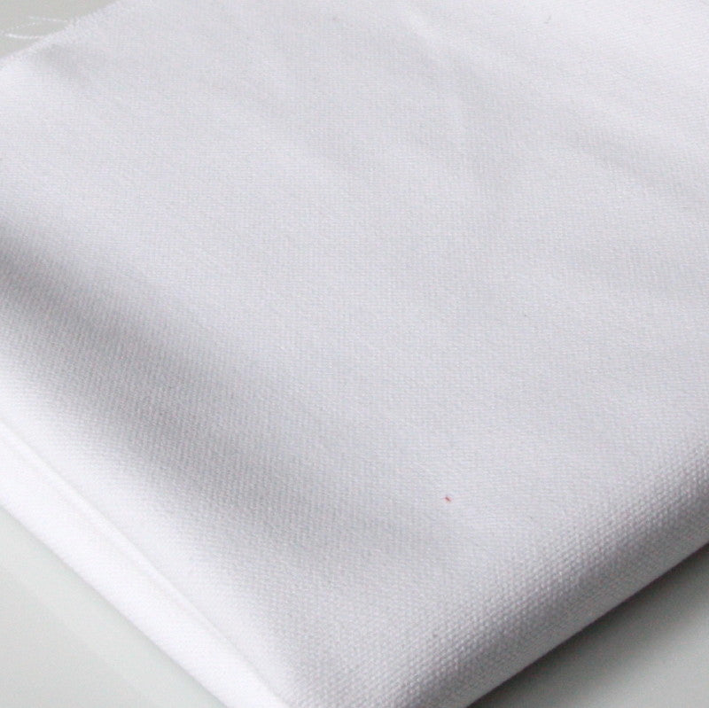 white cotton canvas