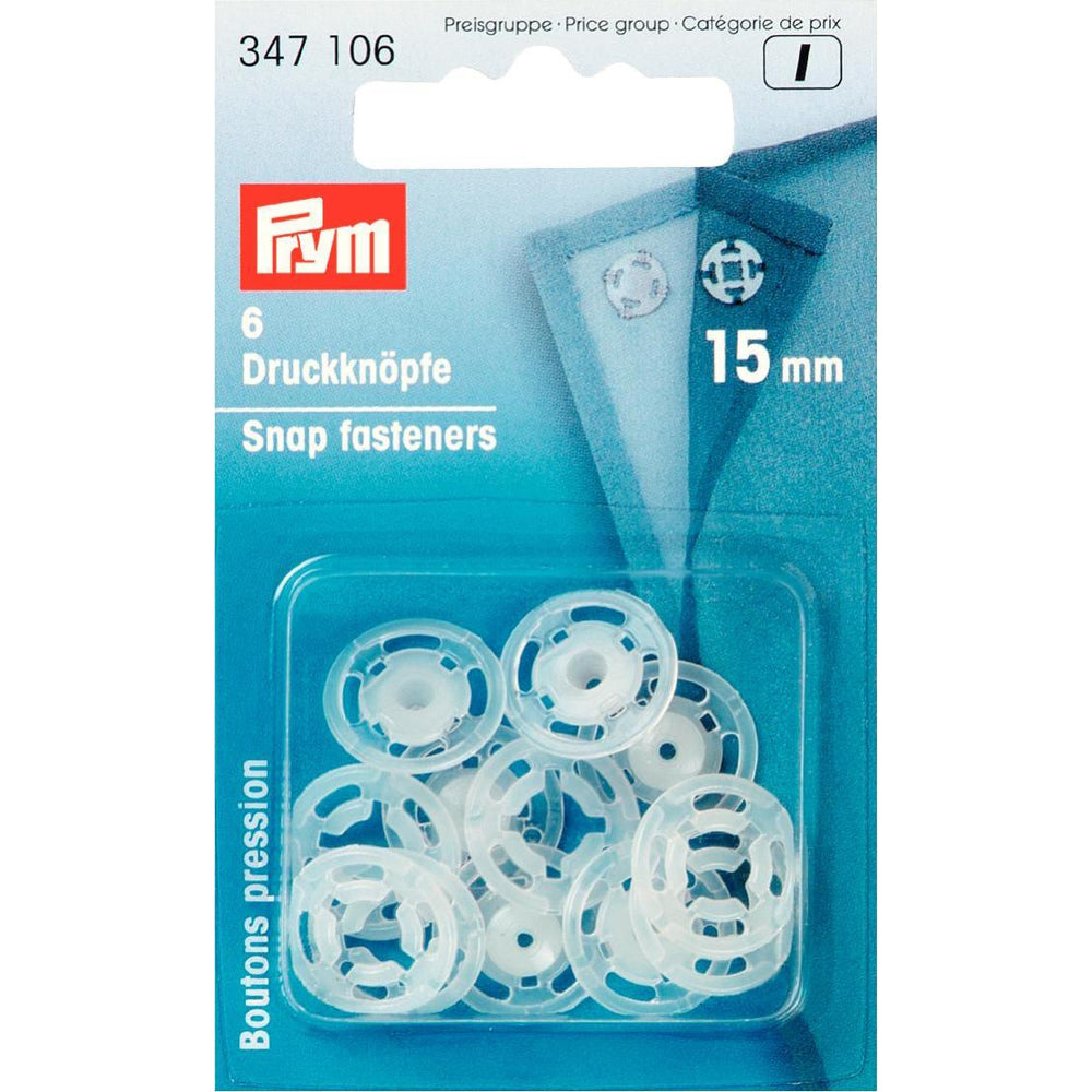 Snap fastener Prym Love plastic round