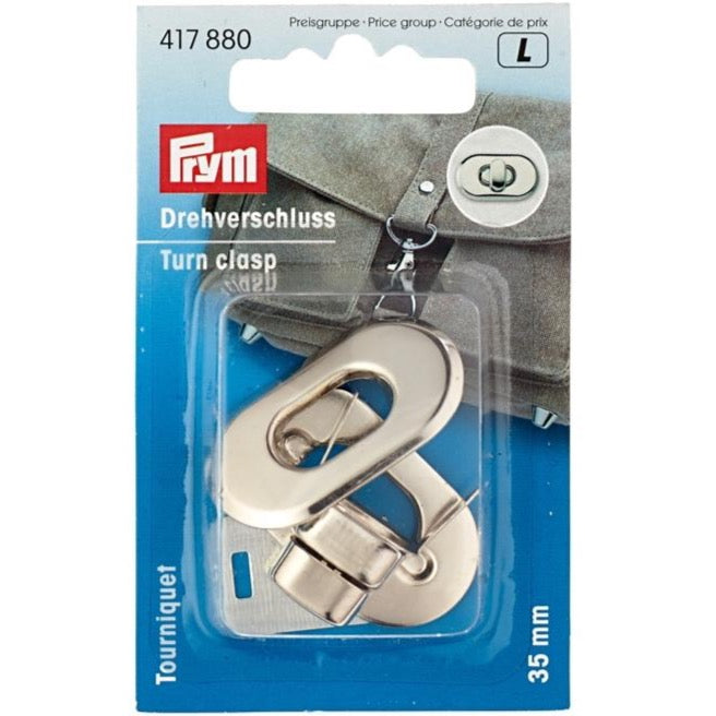 Prym Bikini and belt clasp steel hook 20mm silver - 5pcs