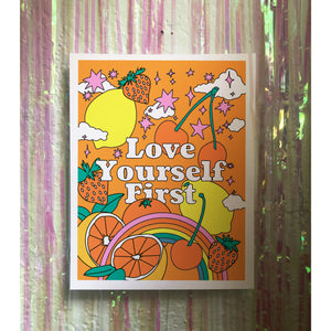 Love Yourself Art Print - Achromatic Shop